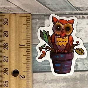 🌀10/$10🌀 Owl Reusable Waterproof Vinyl Sticker Decal